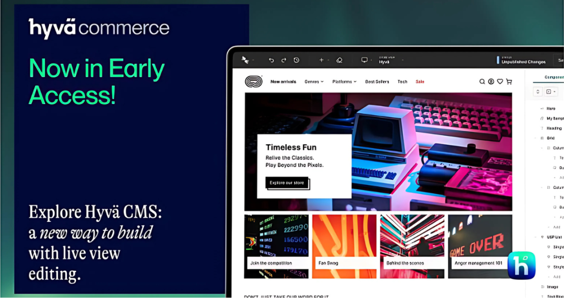 Content Meets Commerce: Hyvä CMS with Liveview Is Live
